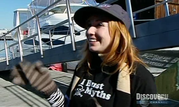 Kari Byron on Mythbusters Kari