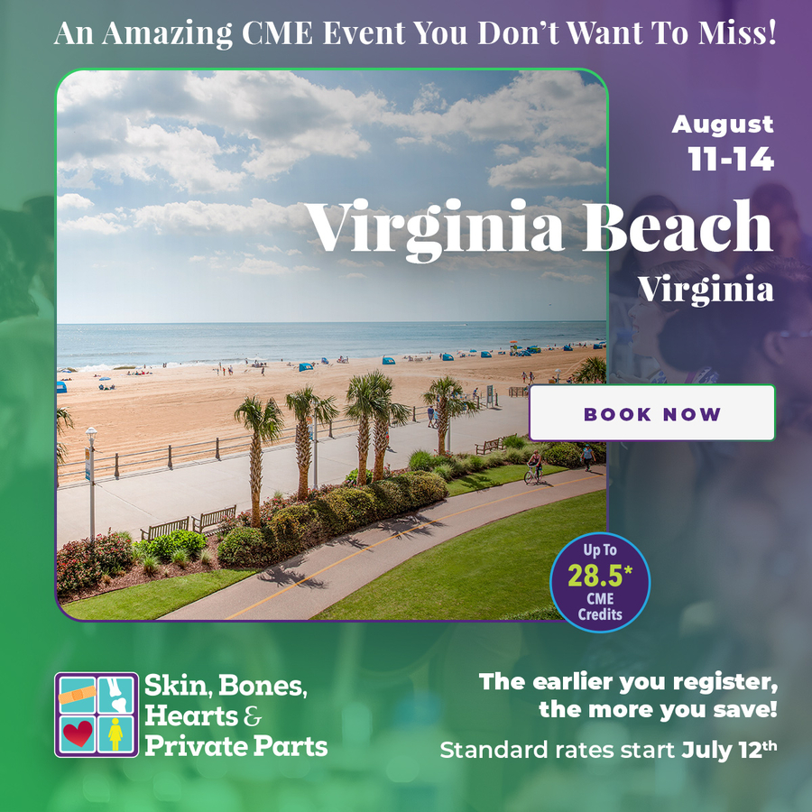 Skin, Bones, Hearts & Private Parts Hosts Virginia Beach, Virginia CME
