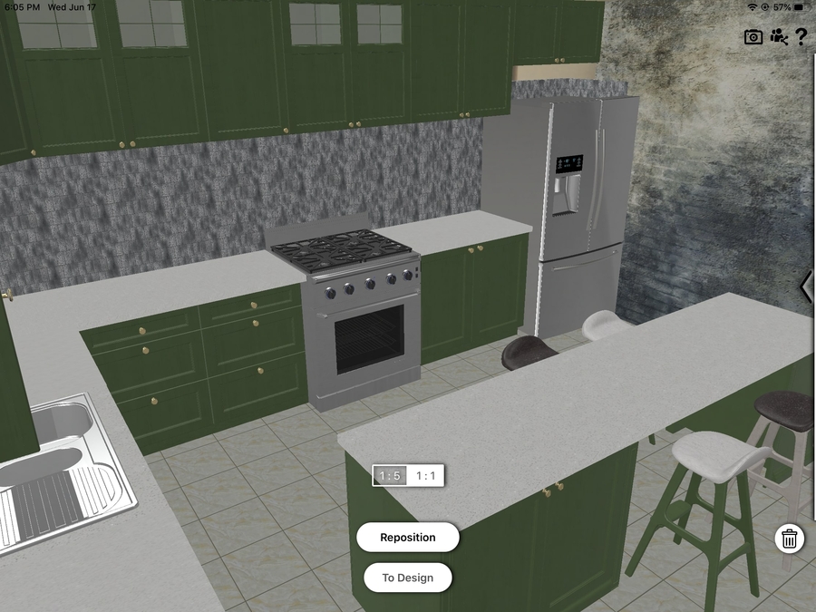 augmented reality kitchen design