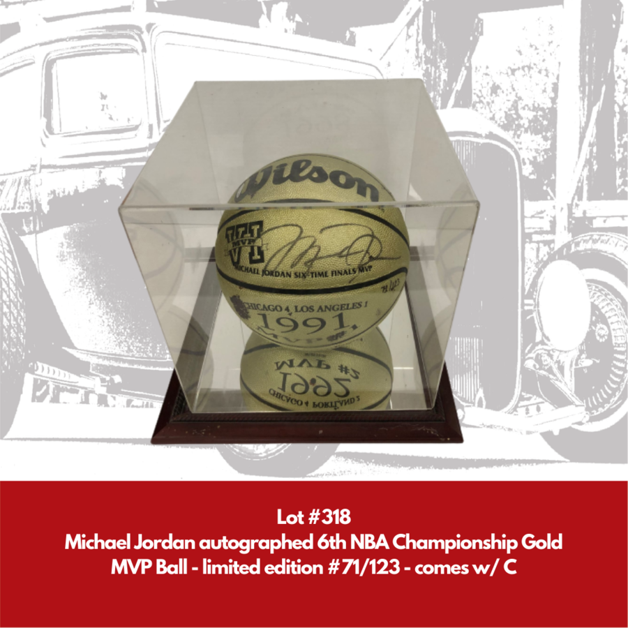 Michael Jordan Autographed & Embroidered “6X NBA CHAMP