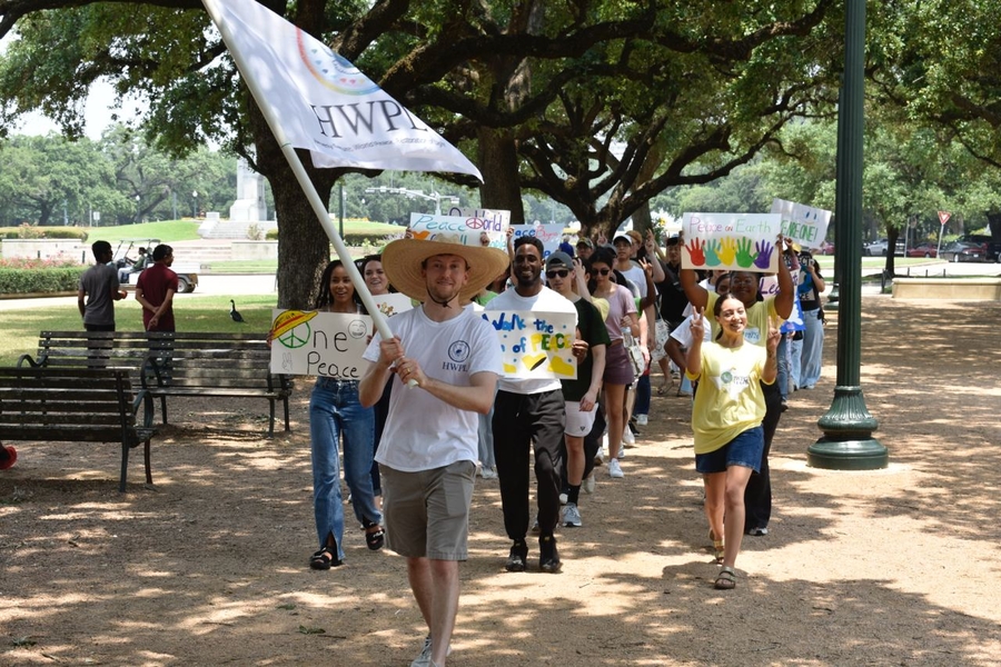 Peace Walk and Art Exhibition in Houston Hosted by Global Peace Organization