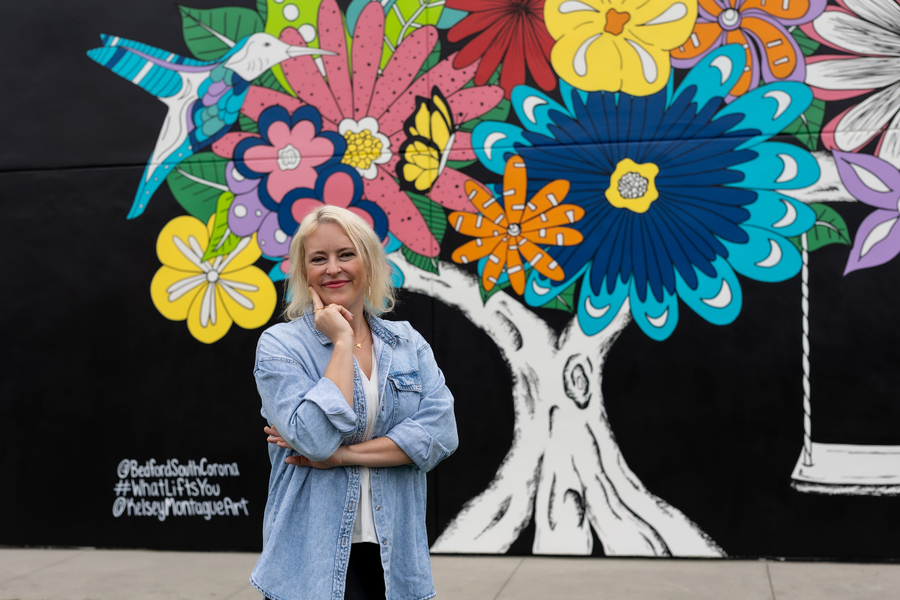 Pacific Ventures Unveils The Shed at Bedford, Featuring Mural by Acclaimed Artist Kelsey Montague