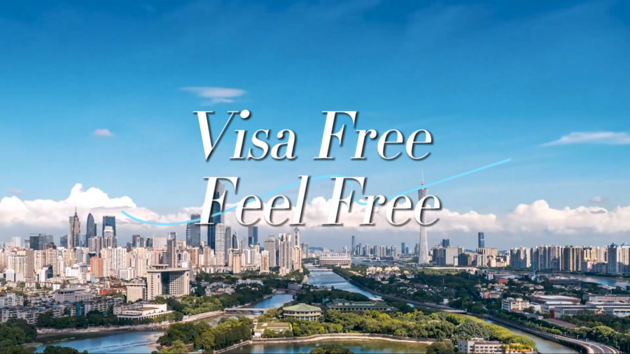 Visa Free, Feel Free. Guangzhou invites international transit passengers to enjoy a free one-day tour