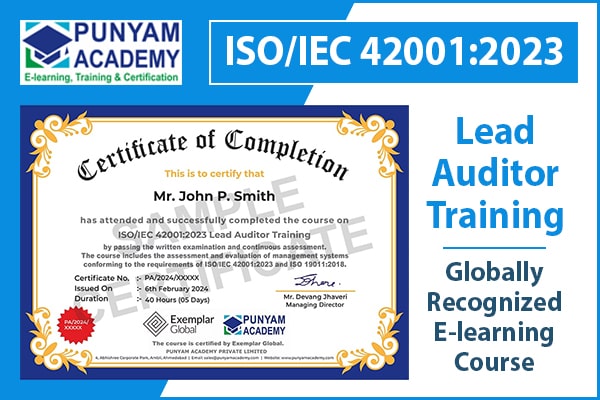 Punyam Academy has Announced to Launch In-demand E-Learning Course on AI Management System – ISO/IEC 42001:2023 Lead Auditor Training
