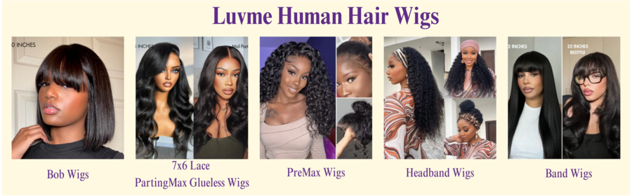 Luvme Hair’s Best-Selling Human Hair Wig Collections