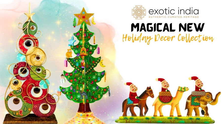 Get Ready To Deck The Halls With Exotic India Art’s Magical New Holiday Decor Collection