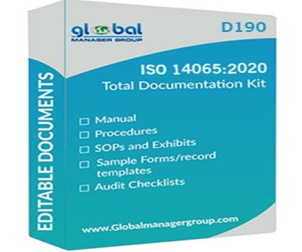 Globalmanagergroup.com Introduces ISO 14065 Documents Kit For Bodies Validating And Verifying GHG Statements