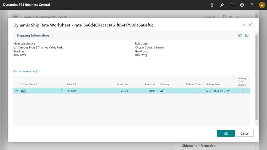 Enable Rate Shopping in Business Central to Streamline Parcel, LTL and FTL Shipping