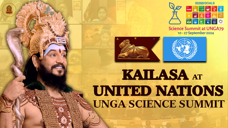 KAILASA’s Nithyananda Hindu University hosts Transformative Session at the 79th UN General Assembly Science Summit