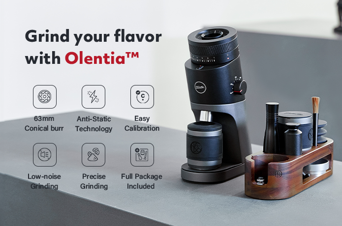 Stepless Grinder Olentia: The Perfect Coffee Solution for Home Baristas Launches on Indiegogo