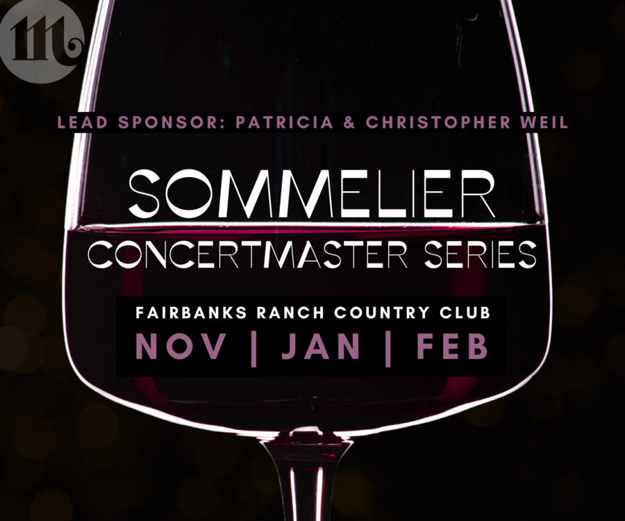 Mainly Mozart Introduces New Chamber Music Series: “Sommelier Series: The Concertmasters”