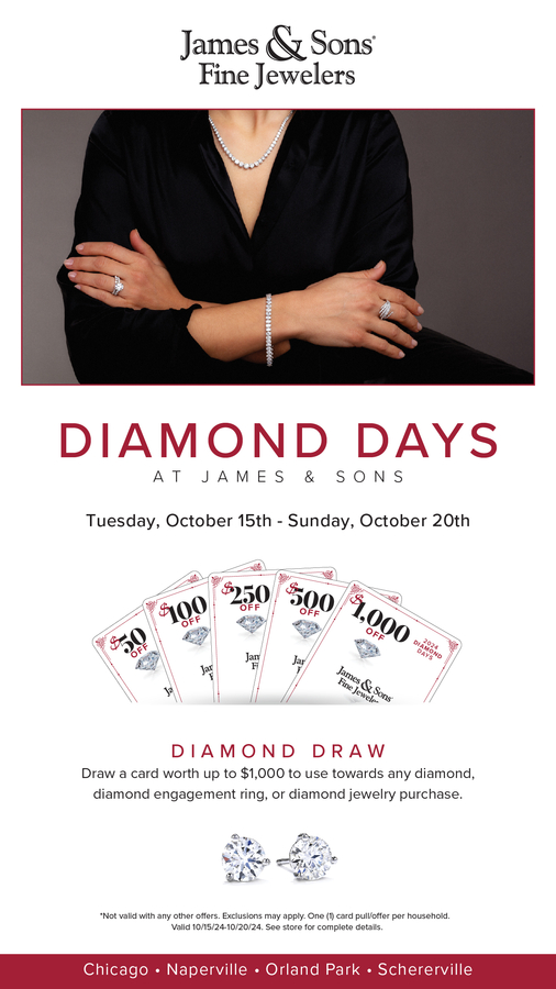 Diamond Days at James & Sons Fine Jewelers