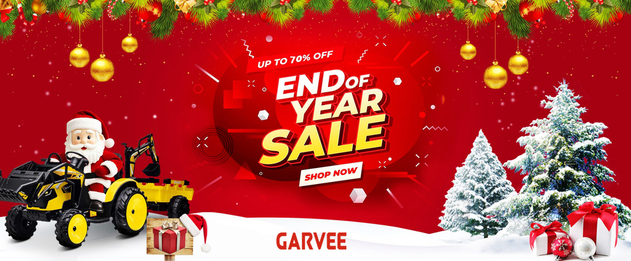 GARVEE.com’s End of Year Sale: Save Big on Home Improvement, Holiday Decor, Ride On Car and More