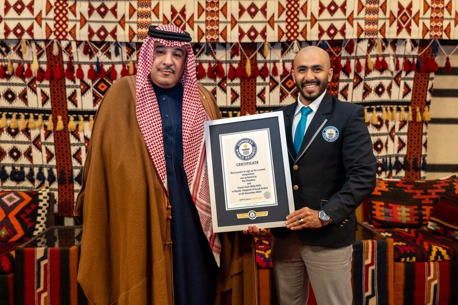 With the Highest Audience Attendance in Camel Competitions Globally “Rai Al-Nadhar” Platform Enters Guinness World Records